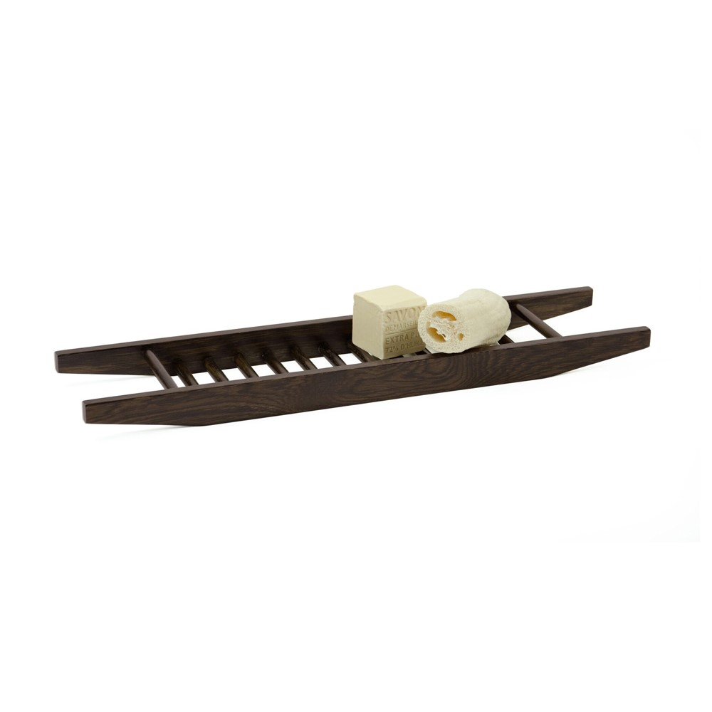 Studio Bath bridge, H5 x W75 x D18cm, Dark Brown-1