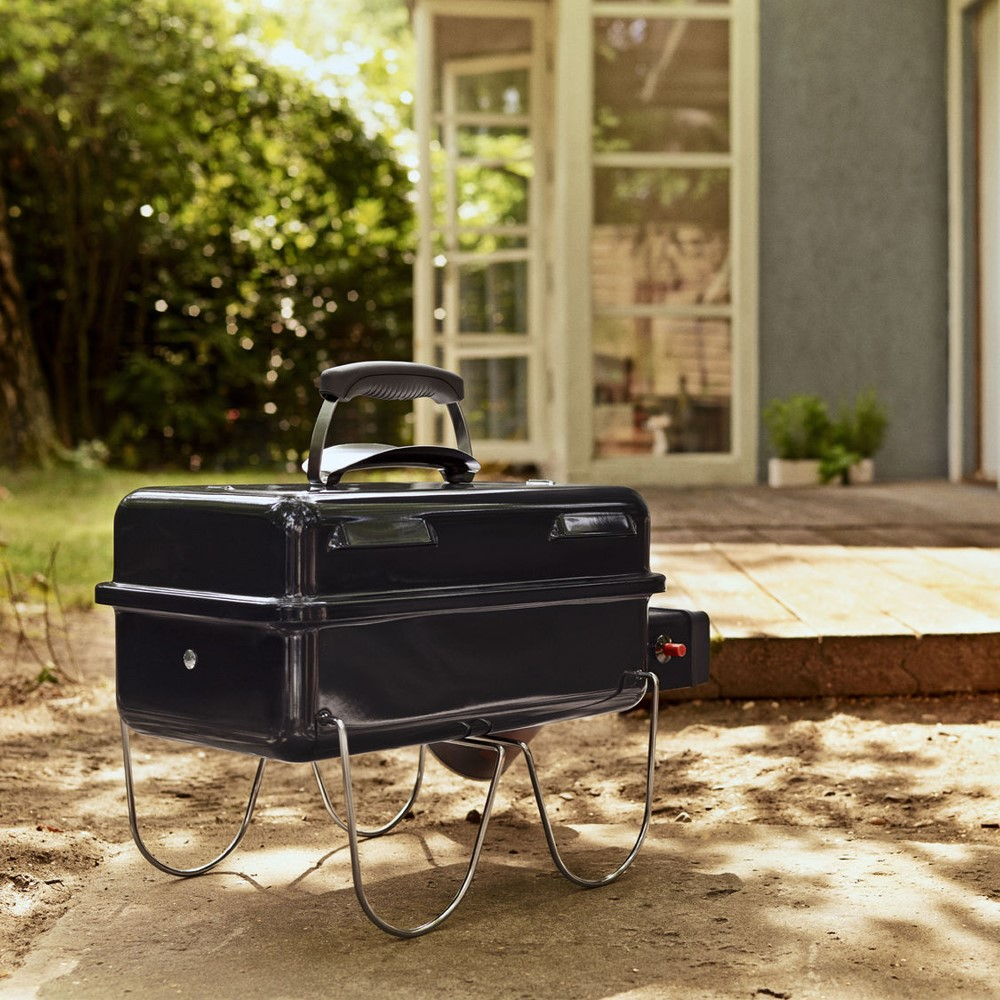 Go-Anywhere Portable gas barbecue, H37 x W53 x D31cm, Black-2