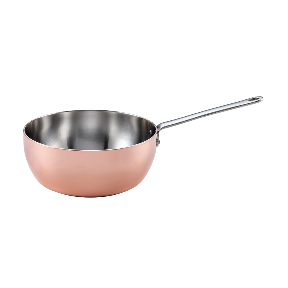 Maitre D' Induction sauteuse, D20cm, Copper And Stainless Steel-0