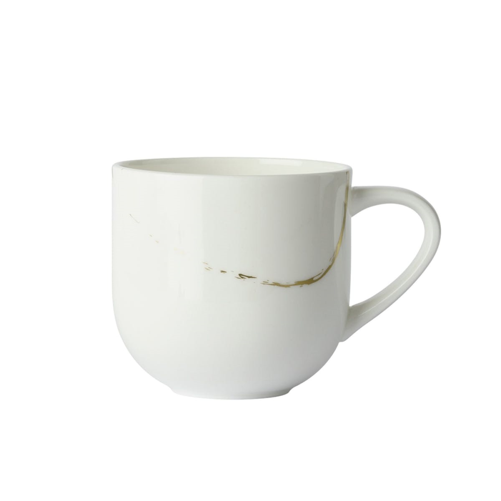 Sketch - Chalk Mug, 34cl, White/Gold-0