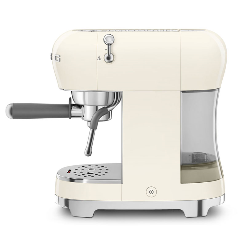 50's Style Espresso Coffee Machine, Cream-2