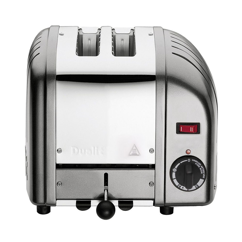 Classic Vario 2 slot toaster, Metallic Silver-1