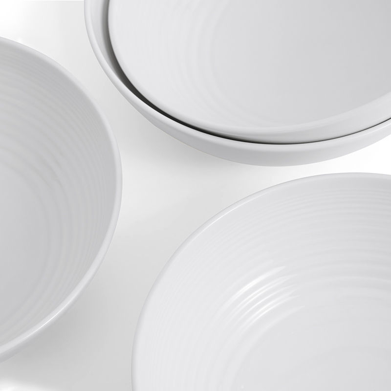 Gordon Ramsay Maze Set of 4 Bowls, D18cm, White-3