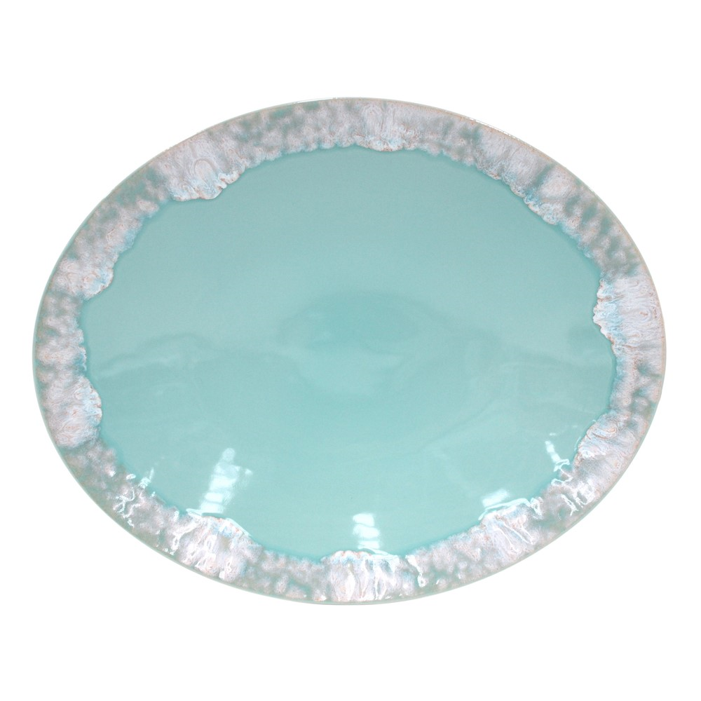 Taormina Oval platter, 41cm, Aqua-0