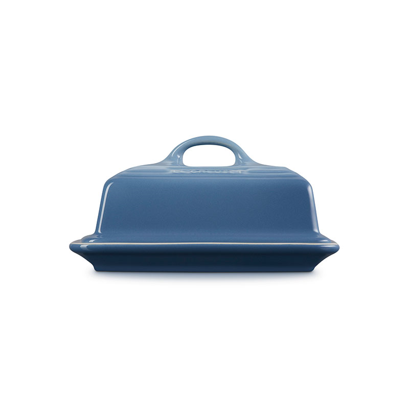 Stoneware Butter Dish, 17cm, Chambray-3