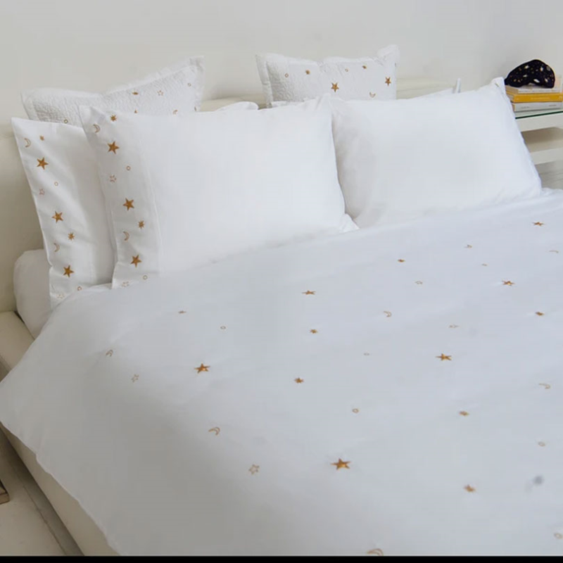 Constellations Bedding set Super King, White-2