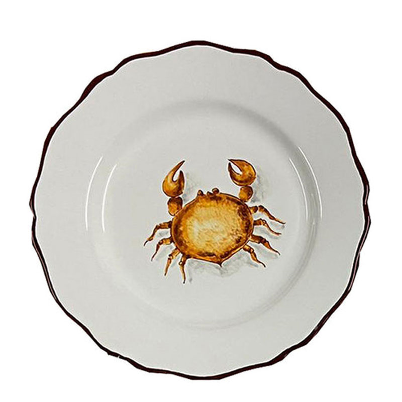 La Menagerie D’été Plate, D28cm, Orange-0