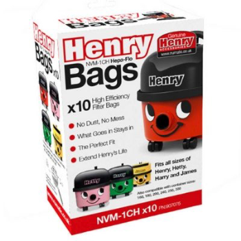 Henry Dustbags, Pack of 10-0