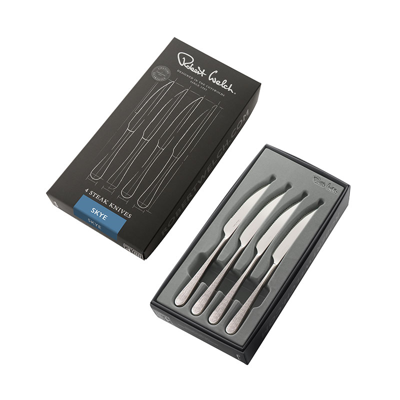 Skye Set of 4 Steak Knifes, L23cm, Stainless Steel-7