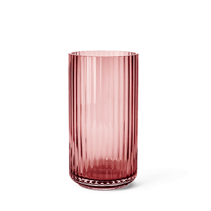 Lyngby Vase, H20.5cm, Burgundy-2