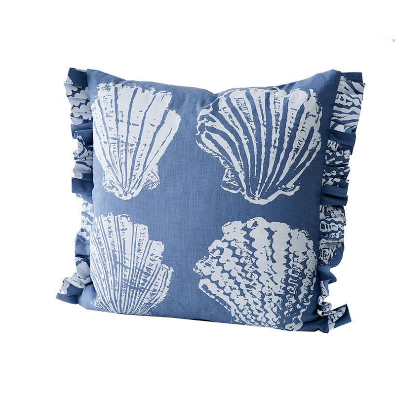 Pilgrim Cushion, 55 x 55cm, Sea Blue-0