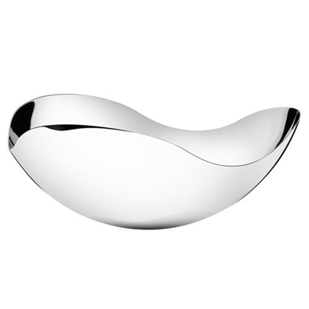 Bloom Large bowl, H15 x Dia34cm, Stainless Steel-0