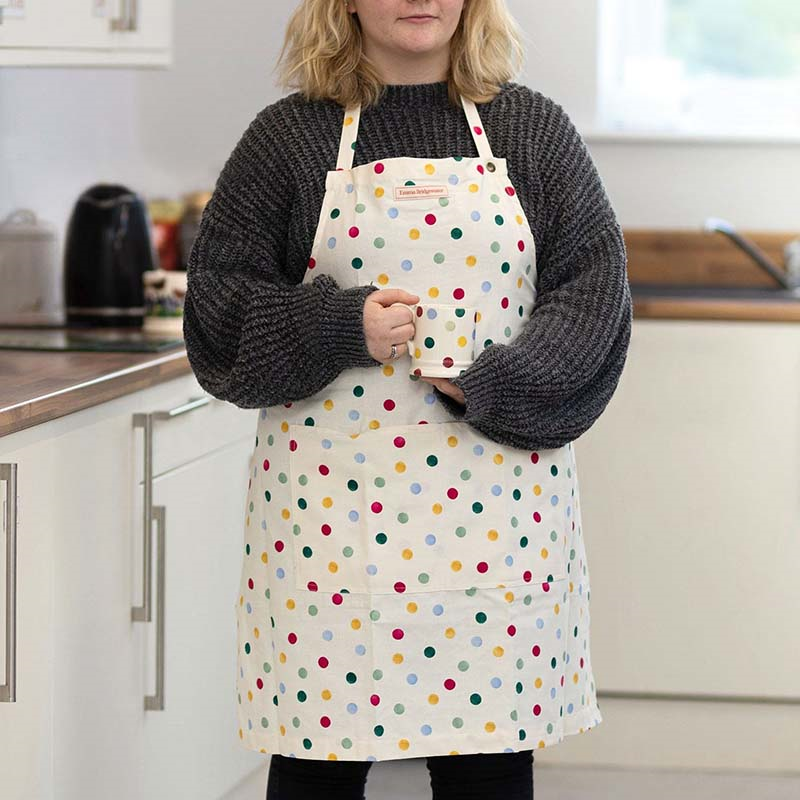 Polka Dot Apron, 81cm x 88cm-2