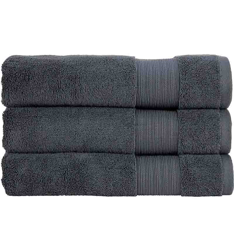 Organic Eco Twist Bath Towel, Cinder-2