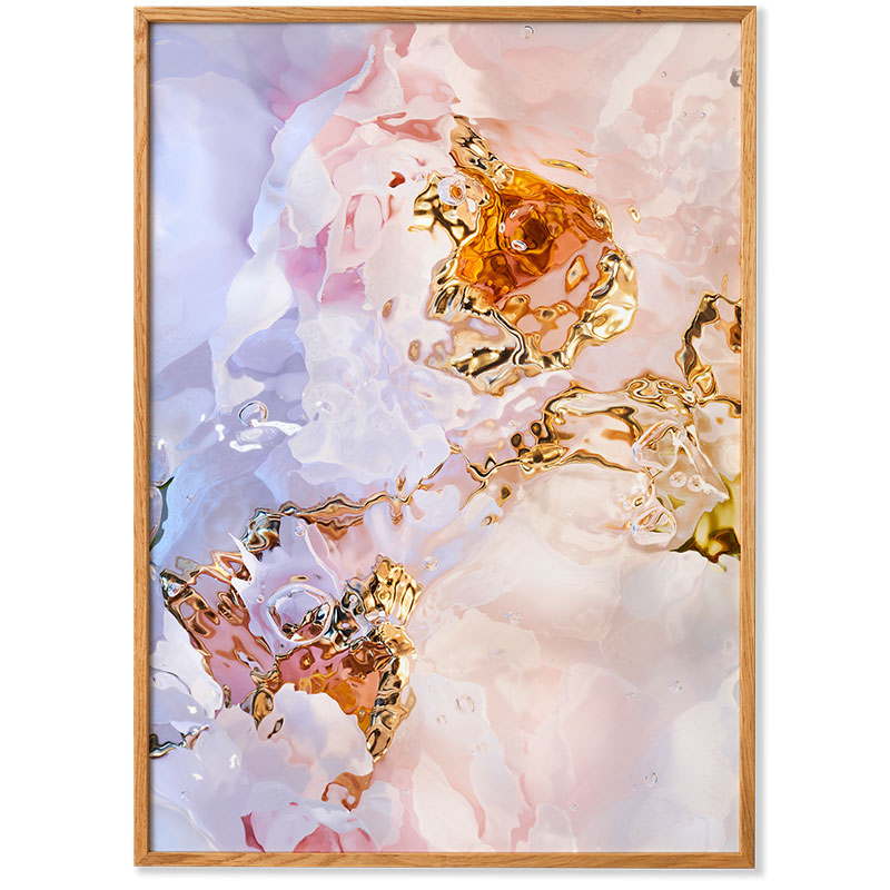 Flora Aquatica 03 Framed Print, 70 x 100cm, Blue-0