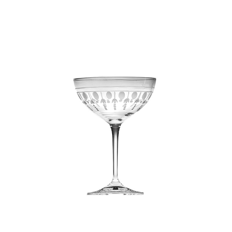 Nouveau Saucer Champagne, 210ml, Clear-0