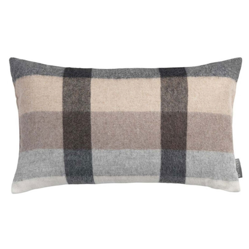 Intersection Cushion Cover, 30cm x 50cm, Camel/White/Grey-0