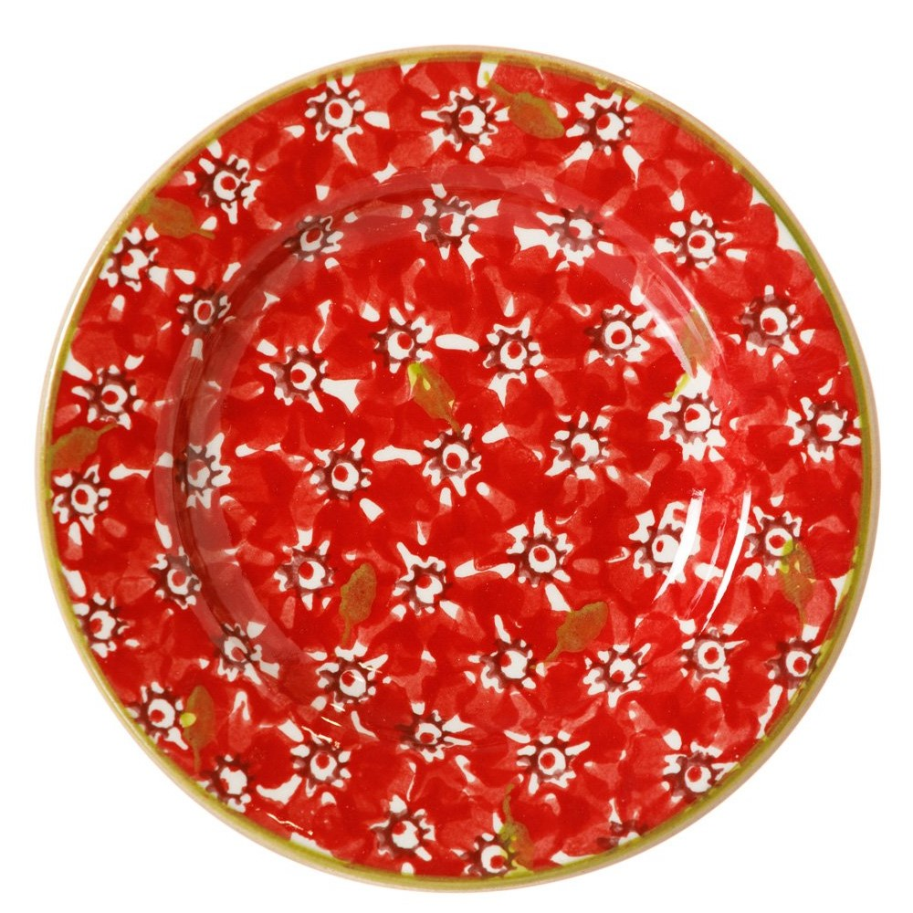 Lawn Tiny plate, D13cm, Red-0