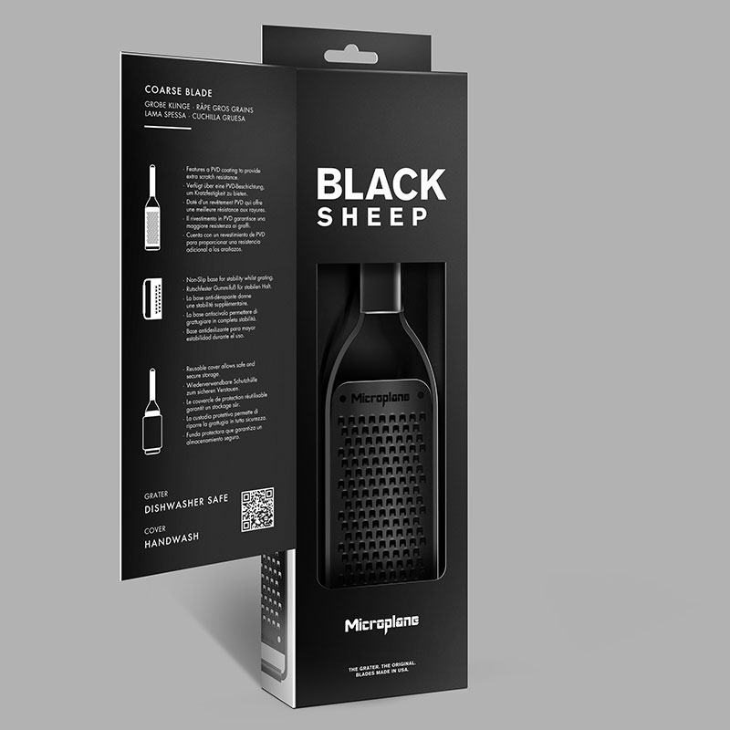 Black Sheep Coarse Grater, Black-4