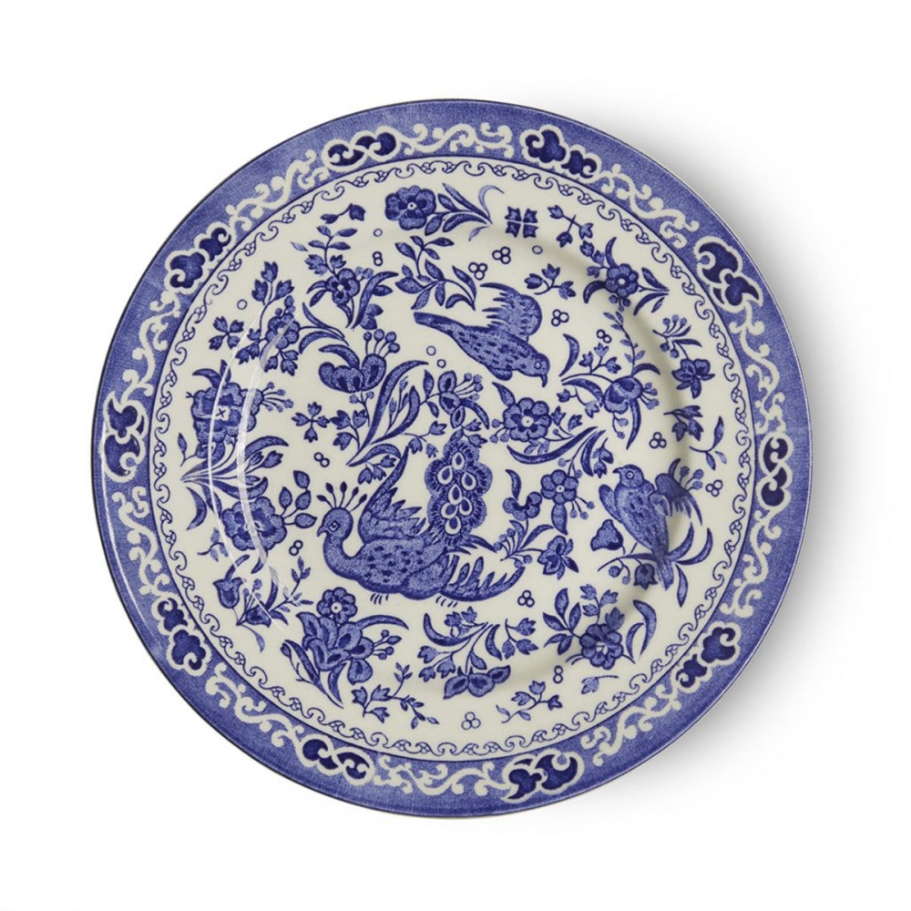 Regal Peacock Side plate, 17.5cm, Blue-0