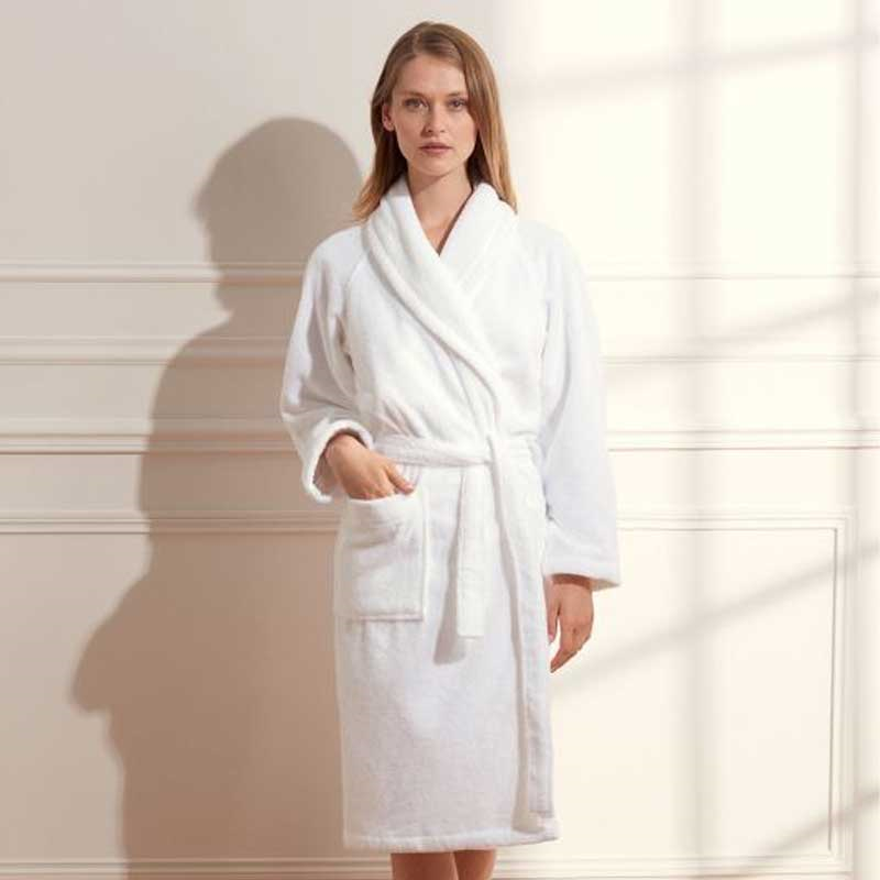 Etoile Bath robe, medium, Blanc-1