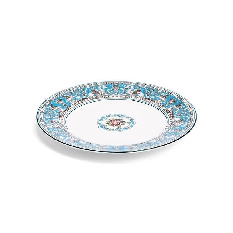 Florentine Plate, D20cm, Turquoise-2