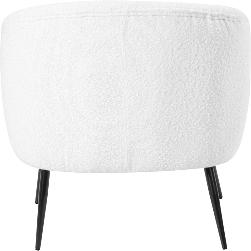 Siena Boucle Accent Chair, White-6