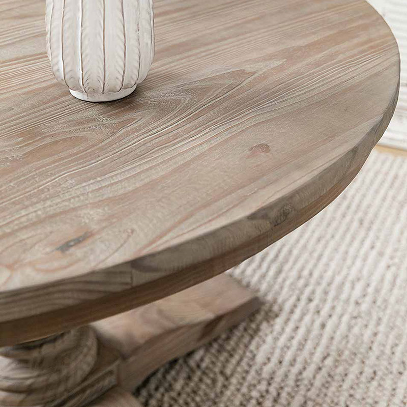 Topsham Round Dining Table, D120cm, Natural-3