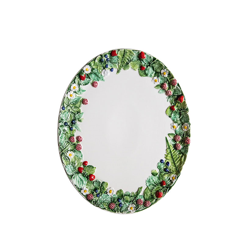 Frutti Di Bosco Serving Dish, 51 x 41cm, Green-1