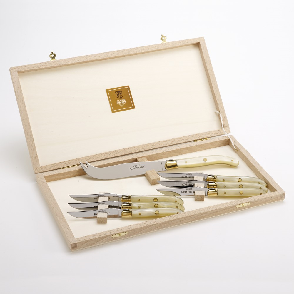 Cheese knife set, L35 x W18 x H4cm, Pearlescent-0