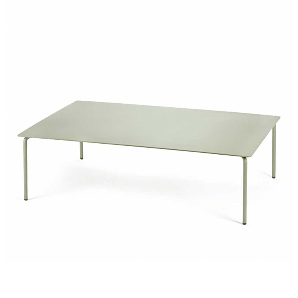 August Rectangular low table, H35 x W80 x L120cm, Green-0