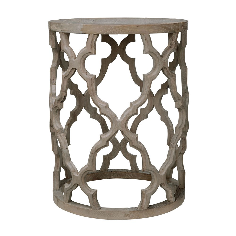 Fontana Round side table, 45 x 60cm, Elm-0