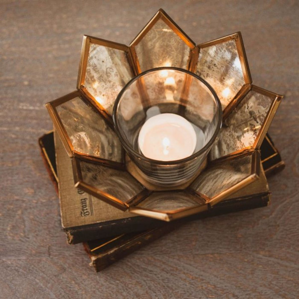 Dufrene Lotus Tea Light Holder-1