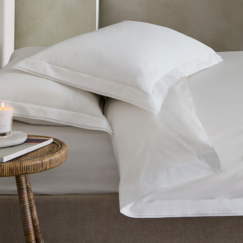 Canova King Size Duvet Cover, White-1