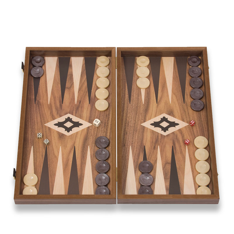 Walnut Backgammon Set-0