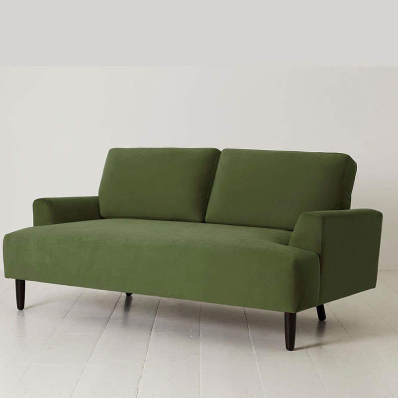 Model 05 2 Seater Velvet Sofa, Vine-2