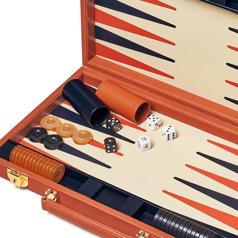 Backgammon Set, L38 x W23cm, MarmaladePebble-4