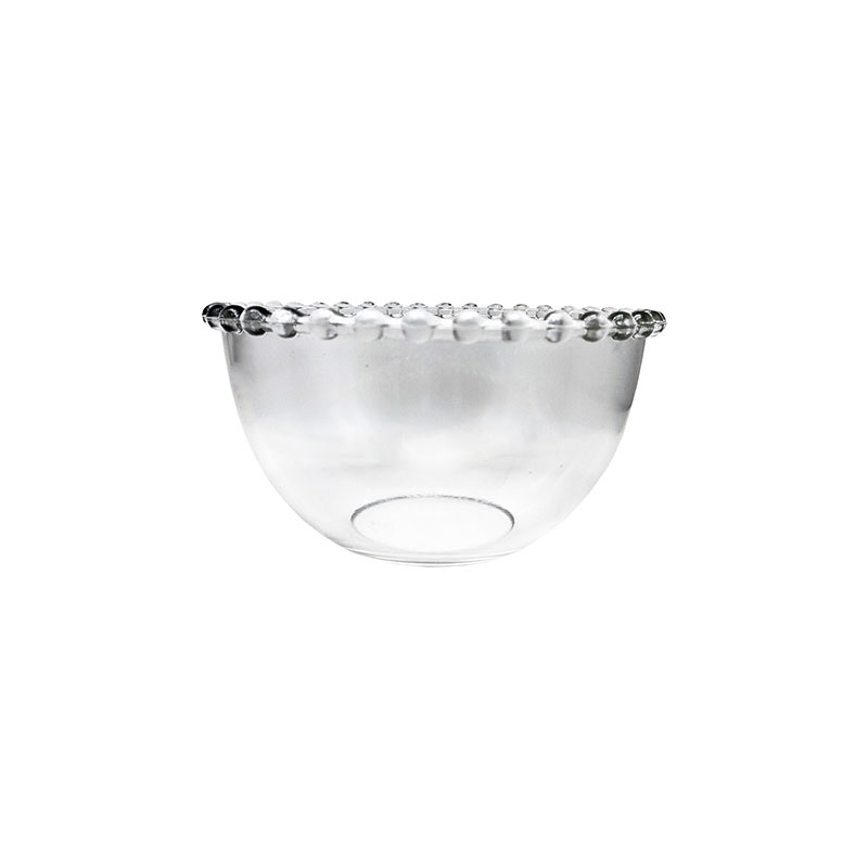 Pearl Glass Bowl, 16.5cm, Clear-0