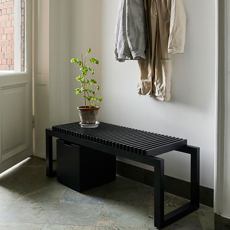 Cutter Bench, W121 x D40 x H43.5cm, Black-3