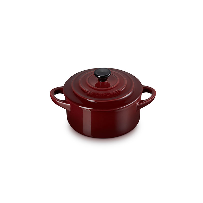 Stoneware Petite Round Casserole, 250ml, Garnet-1