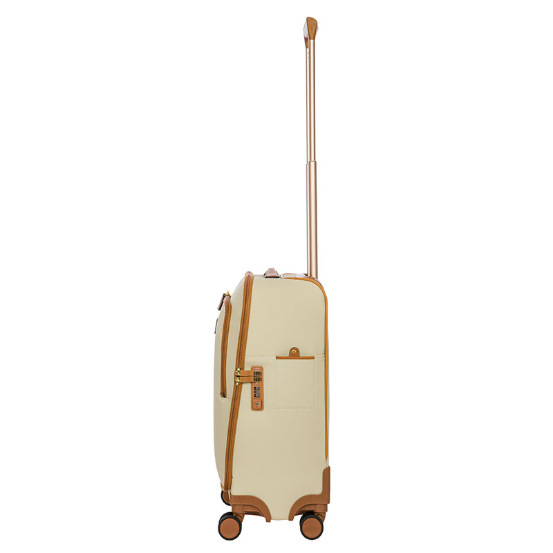 Firenze Carry-on Suitcase, H55 x L40 x W23cm, Cream-5