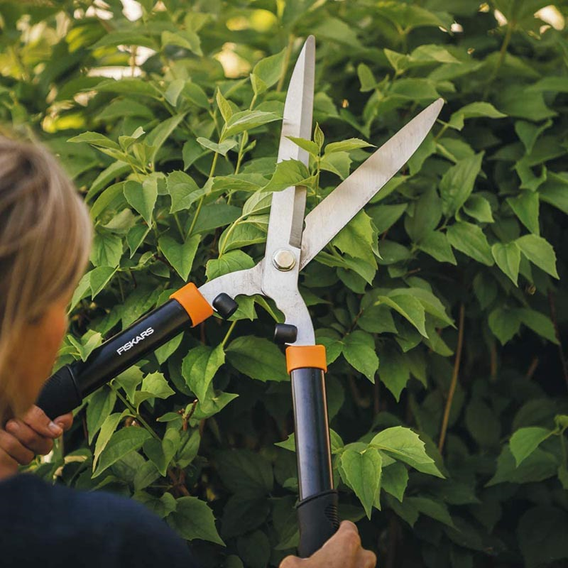 Solid Hedge Shear HS21, Black/Orange/Silver-0