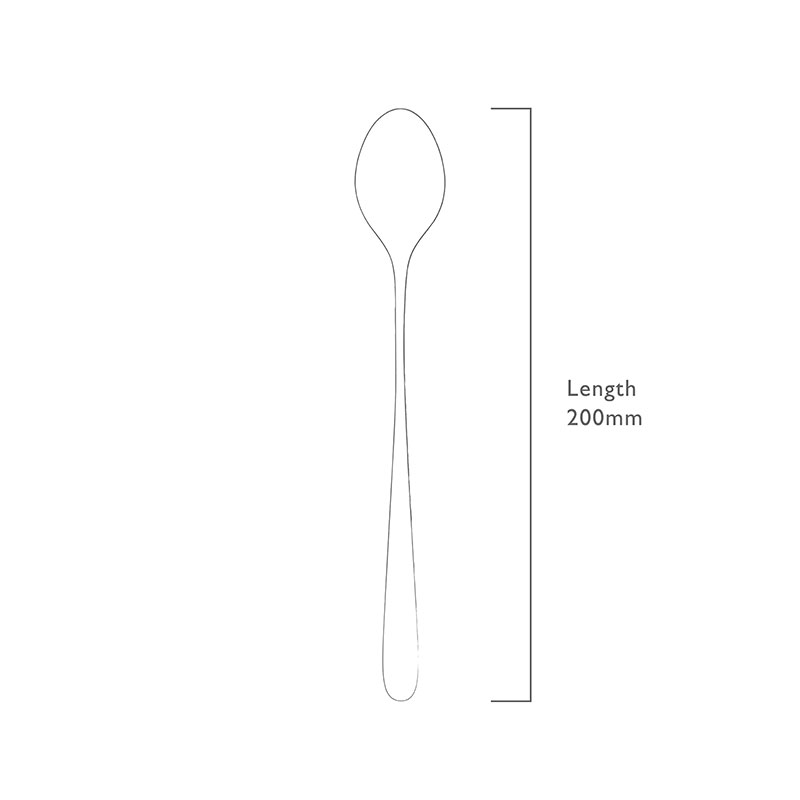 Sandstone Set of 4 Long Handled Spoons, L20cm, Stainless Steel-5