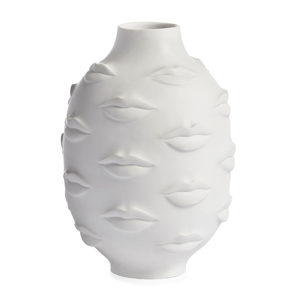 Muse Gala Vase, H35cm, White-0