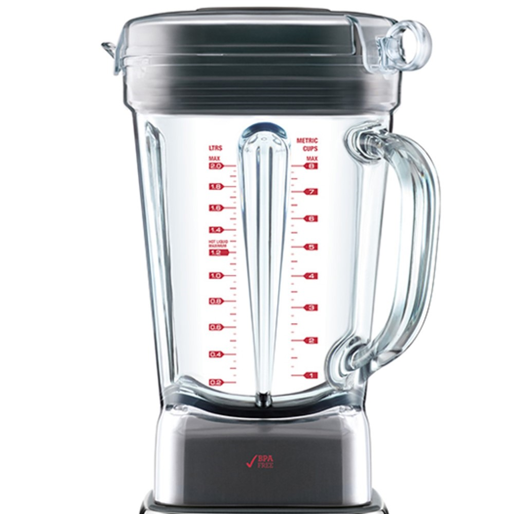 The Q Super blender, 2 litre, Silver-5