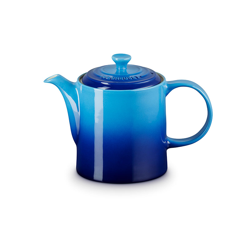 Stoneware Grand Teapot, 1.3L, Azure-0