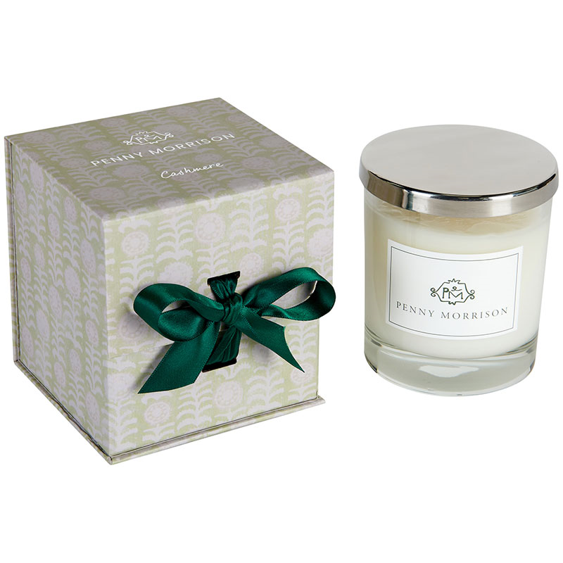 Cashmere Scented Candle, 200g, White-1