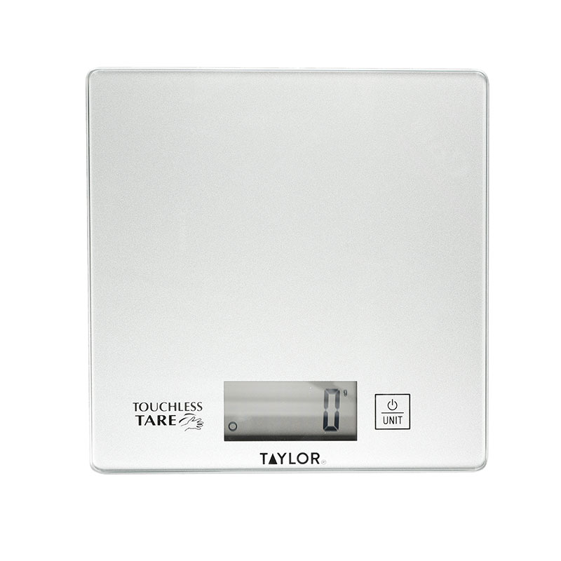 Touchless TARE Compact Digital Scales, Silver-1