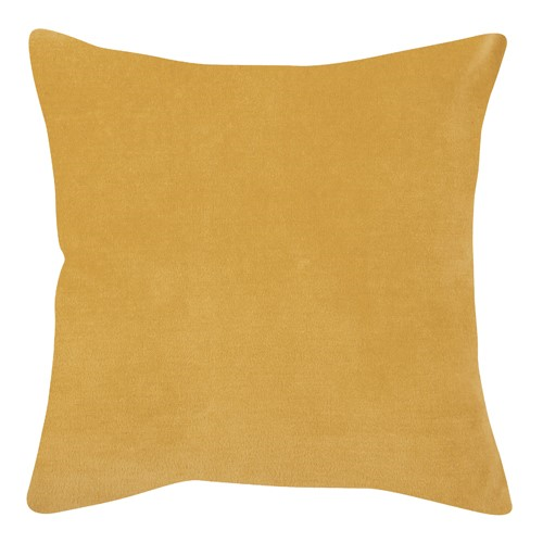 Elise Velvet Cushion, 45 x 45cm, Yellow-0