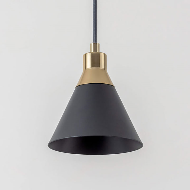 Cone Pendant Light, H189cm, Charcoal-2